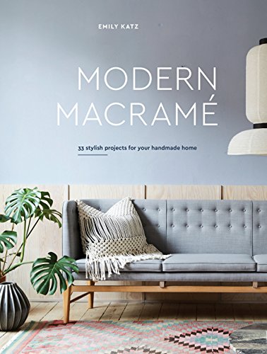 Modern Macramé é um dos meus livros favoritos de macramê.