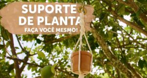 Macramê para vasos simples passo a passo