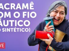 Macramê com fio náutico